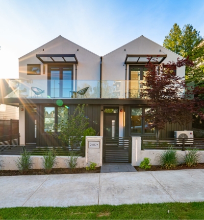 Multi Unit home built by a Vancouver custom home builder