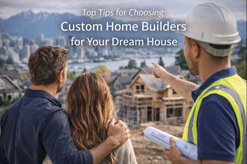 Top Tips for Choosing Custom House Builders for Your Dream Home